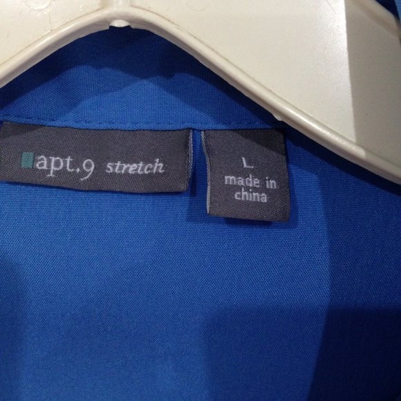 Light Stretch Button Down Ladies Shirt-Large - Picture 6 of 6